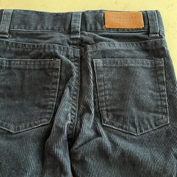 Janie And Jack Velvet Navy Blue Boy’s Pants Size 2T - Picture 3 of 5